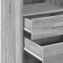 Tall Sonoma Gray Engineered Wood Sideboard 40x42.5x124 cm by , Sideboards - Ref: Foro24-846164, Price: 67,37 €, Discount: %