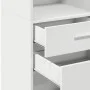 Tall white engineered wood sideboard 45x42.5x124 cm by , Sideboards - Ref: Foro24-846166, Price: 76,05 €, Discount: %
