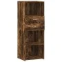 Tall smoked oak engineered wood sideboard 45x42.5x124 cm by , Sideboards - Ref: Foro24-846170, Price: 76,33 €, Discount: %