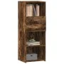 Tall smoked oak engineered wood sideboard 45x42.5x124 cm by , Sideboards - Ref: Foro24-846170, Price: 76,33 €, Discount: %