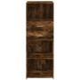 Aparador alto madera de ingeniería roble ahumado 45x42,5x124 cm de , Aparadores - Ref: Foro24-846170, Precio: 77,29 €, Descue...