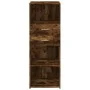 Tall smoked oak engineered wood sideboard 45x42.5x124 cm by , Sideboards - Ref: Foro24-846170, Price: 76,33 €, Discount: %