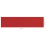 Balcony awning in red HDPE 120x500 cm by vidaXL, Umbrellas - Ref: Foro24-311014, Price: 13,21 €, Discount: %