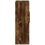Tall smoked oak engineered wood sideboard 45x42.5x124 cm by , Sideboards - Ref: Foro24-846170, Price: 76,33 €, Discount: %