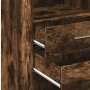 Aparador alto madera de ingeniería roble ahumado 45x42,5x124 cm de , Aparadores - Ref: Foro24-846170, Precio: 77,29 €, Descue...
