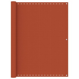 Toldo para balcón HDPE naranja 120x600 cm de vidaXL, Sombrillas - Ref: Foro24-311027, Precio: 23,16 €, Descuento: %