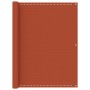 Orange HDPE-Balkonmarkise 120x600 cm von vidaXL, Sonnenschirme - Ref: Foro24-311027, Preis: 23,16 €, Rabatt: %