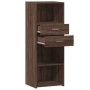 Hoher Schrank aus braunem Eichen-Ingenieurholz, 45x42,5x124 cm. von , Sideboards - Ref: Foro24-846172, Preis: 92,60 €, Rabatt: %