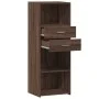 Hoher Schrank aus braunem Eichen-Ingenieurholz, 45x42,5x124 cm. von , Sideboards - Ref: Foro24-846172, Preis: 91,16 €, Rabatt: %