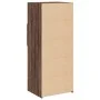 Aparador alto madera de ingeniería marrón roble 50x42,5x124 cm de , Aparadores - Ref: Foro24-846179, Precio: 94,55 €, Descuen...