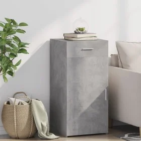 Engineered wood sideboard in concrete gray, 45x42.5x93 cm by , Sideboards - Ref: Foro24-846288, Price: 76,12 €, Discount: %