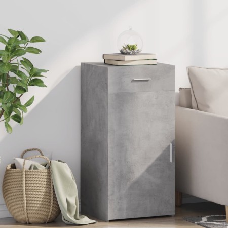 Engineered wood sideboard in concrete gray, 45x42.5x93 cm by , Sideboards - Ref: Foro24-846288, Price: 77,21 €, Discount: %