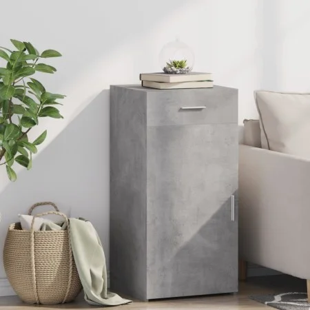 Engineered wood sideboard in concrete gray, 45x42.5x93 cm by , Sideboards - Ref: Foro24-846288, Price: 76,12 €, Discount: %