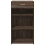 Engineered wood brown oak sideboard 50x42.5x93 cm by , Sideboards - Ref: Foro24-846333, Price: 64,82 €, Discount: %