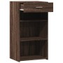 Engineered wood brown oak sideboard 50x42.5x93 cm by , Sideboards - Ref: Foro24-846333, Price: 65,64 €, Discount: %