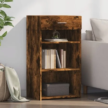 Smoked oak engineered wood sideboard 50x42.5x93 cm by , Sideboards - Ref: Foro24-846331, Price: 62,93 €, Discount: %