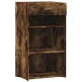 Smoked oak engineered wood sideboard 50x42.5x93 cm by , Sideboards - Ref: Foro24-846331, Price: 63,72 €, Discount: %