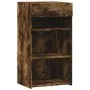 Smoked oak engineered wood sideboard 50x42.5x93 cm by , Sideboards - Ref: Foro24-846331, Price: 62,93 €, Discount: %