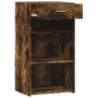 Smoked oak engineered wood sideboard 50x42.5x93 cm by , Sideboards - Ref: Foro24-846331, Price: 63,72 €, Discount: %