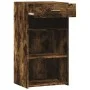 Smoked oak engineered wood sideboard 50x42.5x93 cm by , Sideboards - Ref: Foro24-846331, Price: 62,93 €, Discount: %