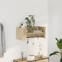 Engineered oak Sonoma wall shelf 70.5x35x30.5 cm by , Shelves and shelves - Ref: Foro24-848453, Price: 35,22 €, Discount: %