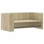 Engineered oak Sonoma wall shelf 70.5x35x30.5 cm by , Shelves and shelves - Ref: Foro24-848453, Price: 34,70 €, Discount: %