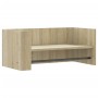 Wandregal aus Sonoma-Eichenfurnierholz 70,5x35x30,5 cm von , Regale und Regale - Ref: Foro24-848453, Preis: 35,22 €, Rabatt: %