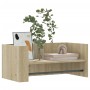 Engineered oak Sonoma wall shelf 70.5x35x30.5 cm by , Shelves and shelves - Ref: Foro24-848453, Price: 35,22 €, Discount: %