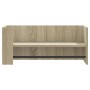 Wandregal aus Sonoma-Eichenfurnierholz 70,5x35x30,5 cm von , Regale und Regale - Ref: Foro24-848453, Preis: 35,22 €, Rabatt: %