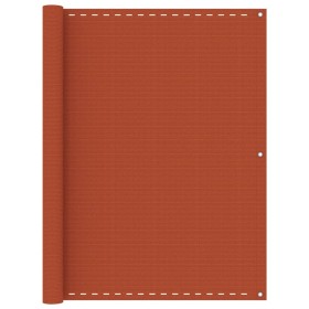 Orange HDPE-Balkonmarkise 120x400 cm von vidaXL, Sonnenschirme - Ref: Foro24-311025, Preis: 19,36 €, Rabatt: %