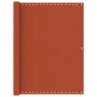 Orange HDPE balcony awning 120x400 cm by vidaXL, Umbrellas - Ref: Foro24-311025, Price: 19,36 €, Discount: %