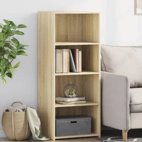 Engineered wood high sideboard in Sonoma oak 50x41x124 cm by , Sideboards - Ref: Foro24-846399, Price: 79,30 €, Discount: %