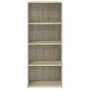 Engineered wood high sideboard in Sonoma oak 50x41x124 cm by , Sideboards - Ref: Foro24-846399, Price: 80,59 €, Discount: %