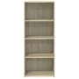 Engineered wood high sideboard in Sonoma oak 50x41x124 cm by , Sideboards - Ref: Foro24-846399, Price: 79,30 €, Discount: %