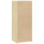 Engineered wood high sideboard in Sonoma oak 50x41x124 cm by , Sideboards - Ref: Foro24-846399, Price: 80,59 €, Discount: %