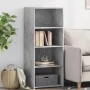 Tall engineered wood sideboard in gray concrete 50x41x124 cm by , Sideboards - Ref: Foro24-846400, Price: 73,33 €, Discount: %