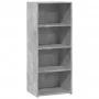 Tall engineered wood sideboard in gray concrete 50x41x124 cm by , Sideboards - Ref: Foro24-846400, Price: 73,33 €, Discount: %