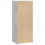 Tall engineered wood sideboard in gray concrete 50x41x124 cm by , Sideboards - Ref: Foro24-846400, Price: 73,33 €, Discount: %
