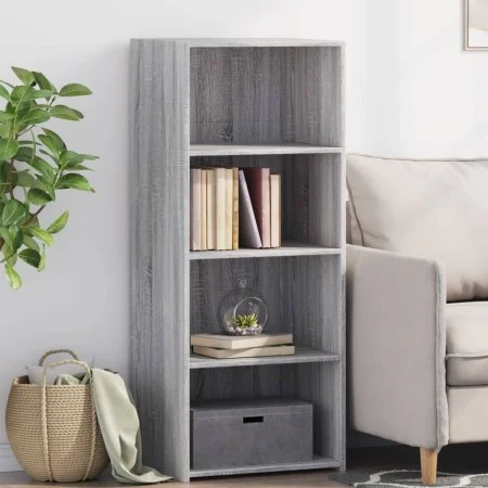 Tall Sonoma Gray Engineered Wood Sideboard 50x41x124 cm by , Sideboards - Ref: Foro24-846402, Price: 70,64 €, Discount: %