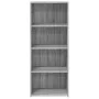 Tall Sonoma Gray Engineered Wood Sideboard 50x41x124 cm by , Sideboards - Ref: Foro24-846402, Price: 70,64 €, Discount: %