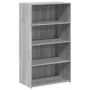 Tall Sonoma Gray Engineered Wood Sideboard 70x41x124 cm by , Sideboards - Ref: Foro24-846409, Price: 90,21 €, Discount: %