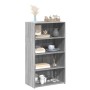 Tall Sonoma Gray Engineered Wood Sideboard 70x41x124 cm by , Sideboards - Ref: Foro24-846409, Price: 91,62 €, Discount: %