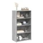 Tall Sonoma Gray Engineered Wood Sideboard 70x41x124 cm by , Sideboards - Ref: Foro24-846409, Price: 90,21 €, Discount: %