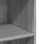 Tall Sonoma Gray Engineered Wood Sideboard 70x41x124 cm by , Sideboards - Ref: Foro24-846409, Price: 90,21 €, Discount: %