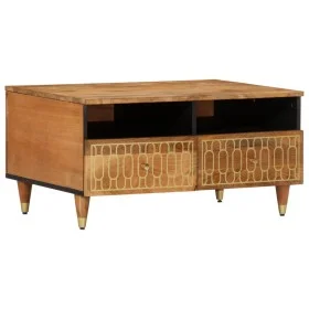 Solid mango wood coffee table 80x54x40 cm by , Coffee table - Ref: Foro24-358297, Price: 91,37 €, Discount: %
