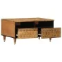 Solid mango wood coffee table 80x54x40 cm by , Coffee table - Ref: Foro24-358297, Price: 91,37 €, Discount: %