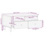 Mesa de centro de madera maciza mango 80x54x40 cm de , Mesas de centro - Ref: Foro24-358297, Precio: 92,12 €, Descuento: %