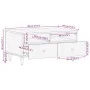 Mesa de centro de madera maciza mango 80x54x40 cm de , Mesas de centro - Ref: Foro24-358297, Precio: 91,37 €, Descuento: %