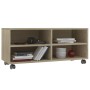 TV-Schrank mit Rädern aus eichenfarbenem Sperrholz, 90 x 35 x 35 cm von vidaXL, TV-Möbel - Ref: Foro24-800183, Preis: 62,23 €...