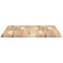Solid untreated acacia wood desktop board 100x80x2 cm by , Desk accessories and products - Ref: Foro24-3279732, Price: 101,10...
